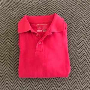 Kids red collard long sleeves